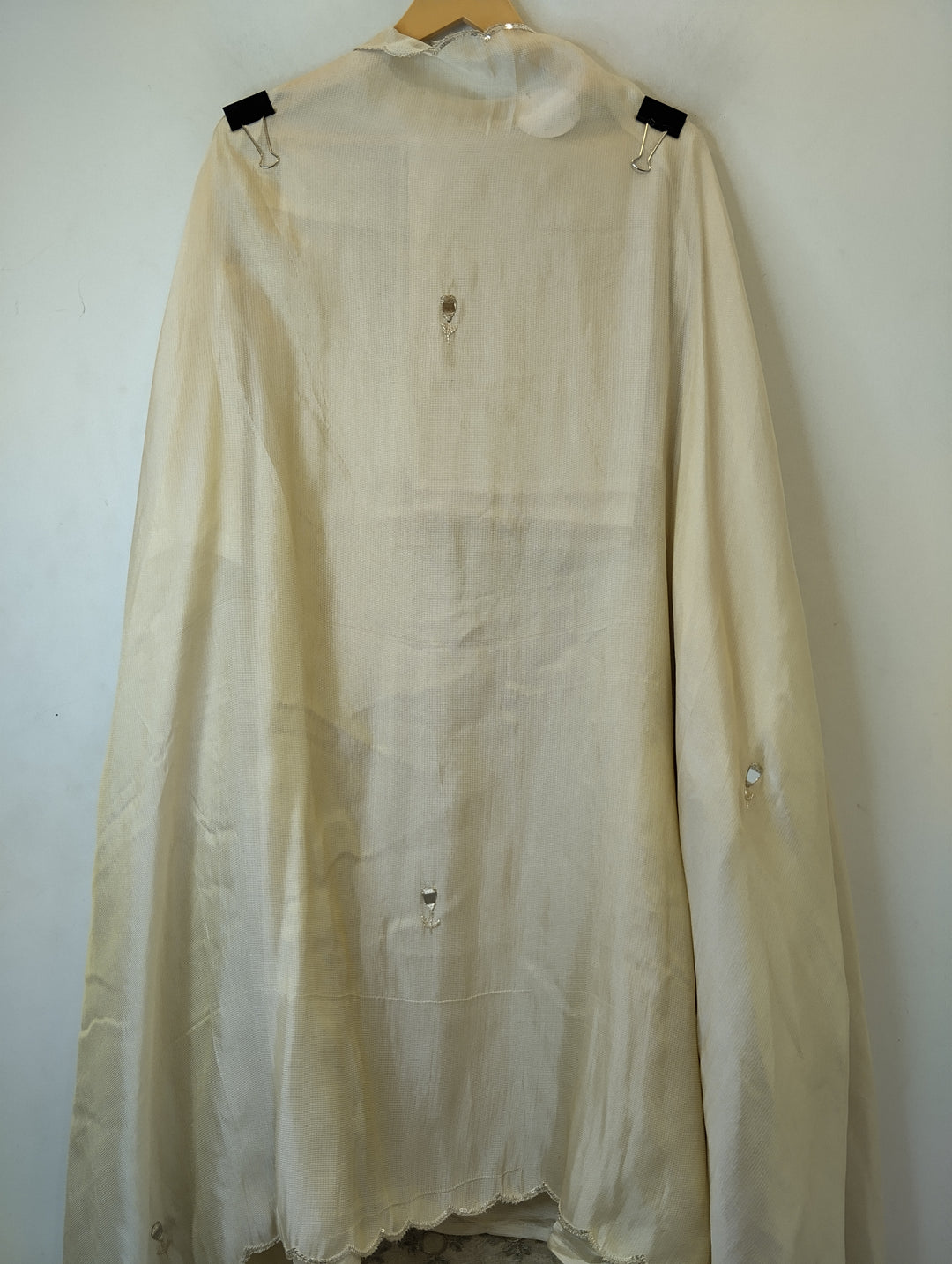 Burberry Tissue Unstitched Suit Set with Mirror &amp; Cutdana Work