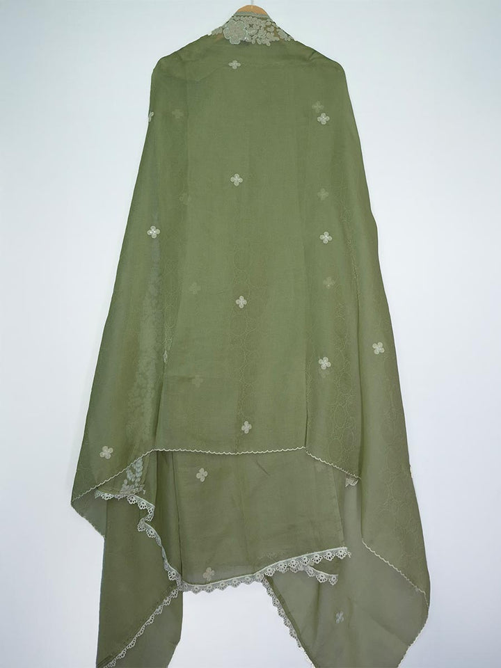 Emerald Charm Tissue Dori Suit
