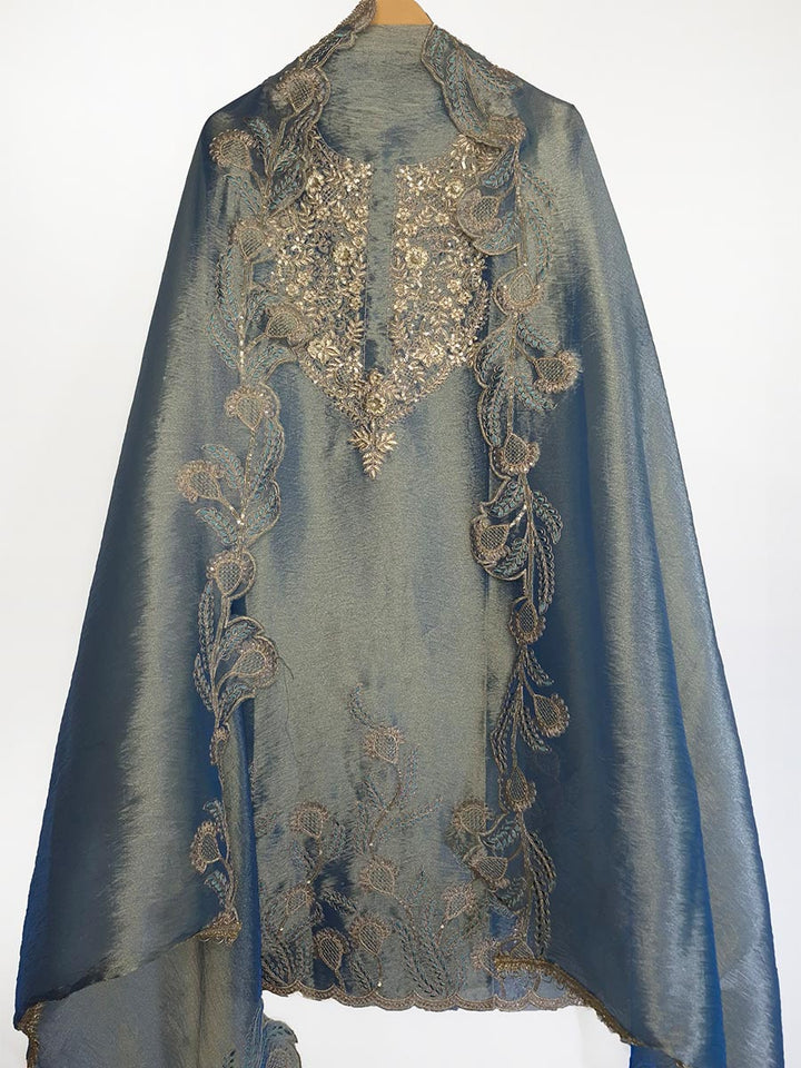 Handcrafted Organza Suit