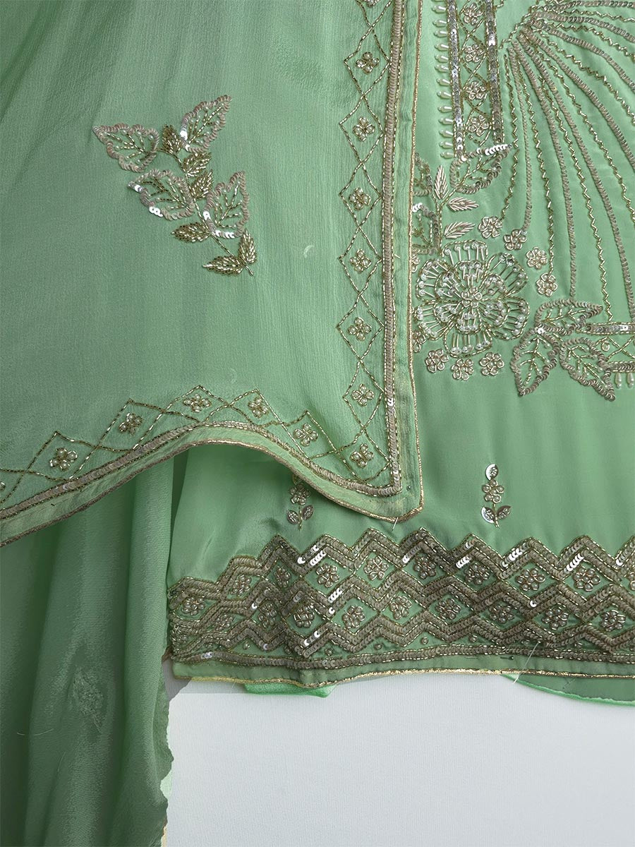 Hara Mehtab – Pure Crepe Suit