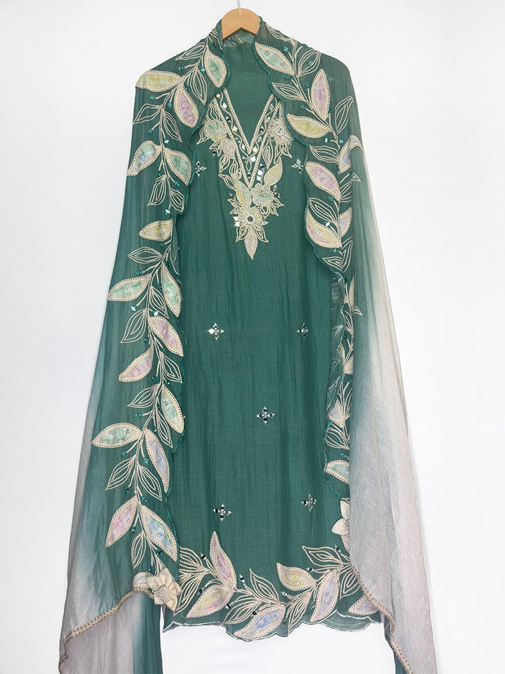 Mahira – Mul Cotton Jute &amp; Dori Work Suit