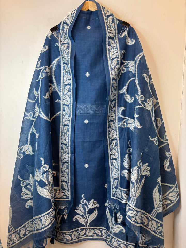 Jamdani Cotton Woven Suit Set DBP03