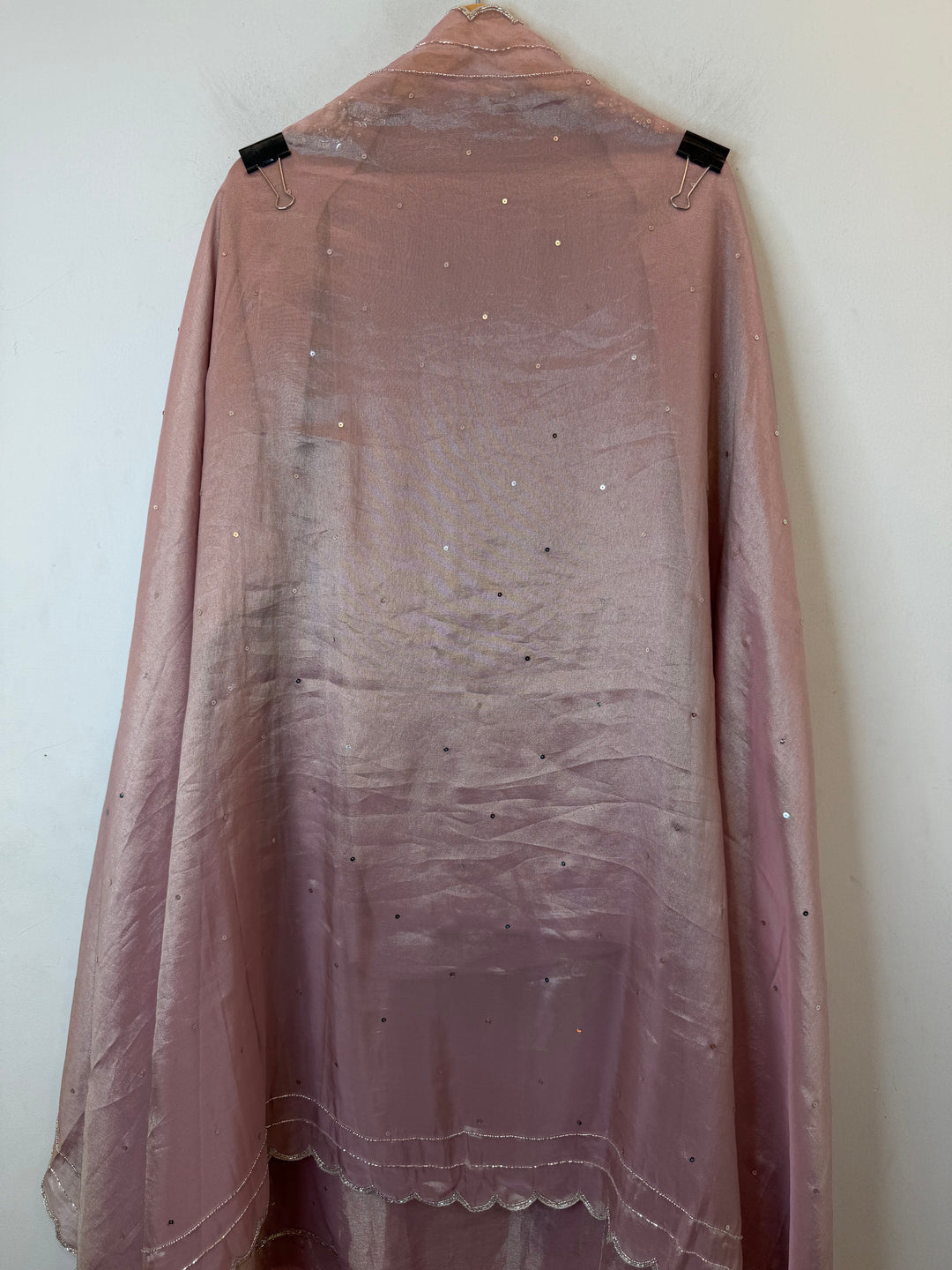 Mirvelle – Pink Tissue Mirror Sequin Suit