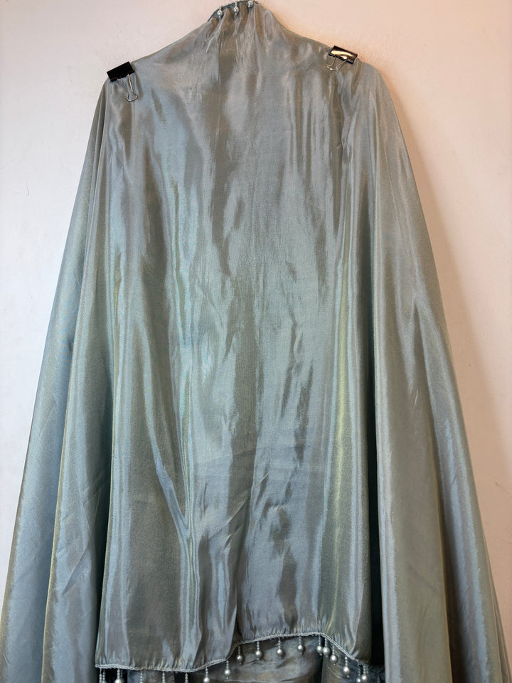 Zivara – Powder Blue Tissue Embellished Unstitched Suit