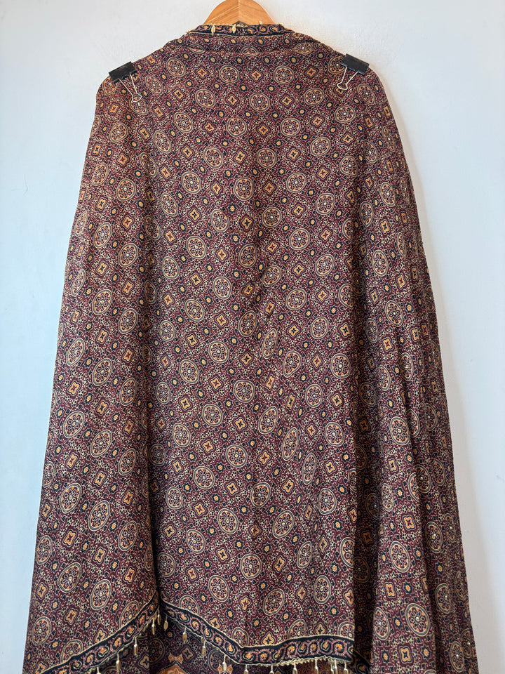 Ajrakh Elegance Silk Organza Unstitched Suit
