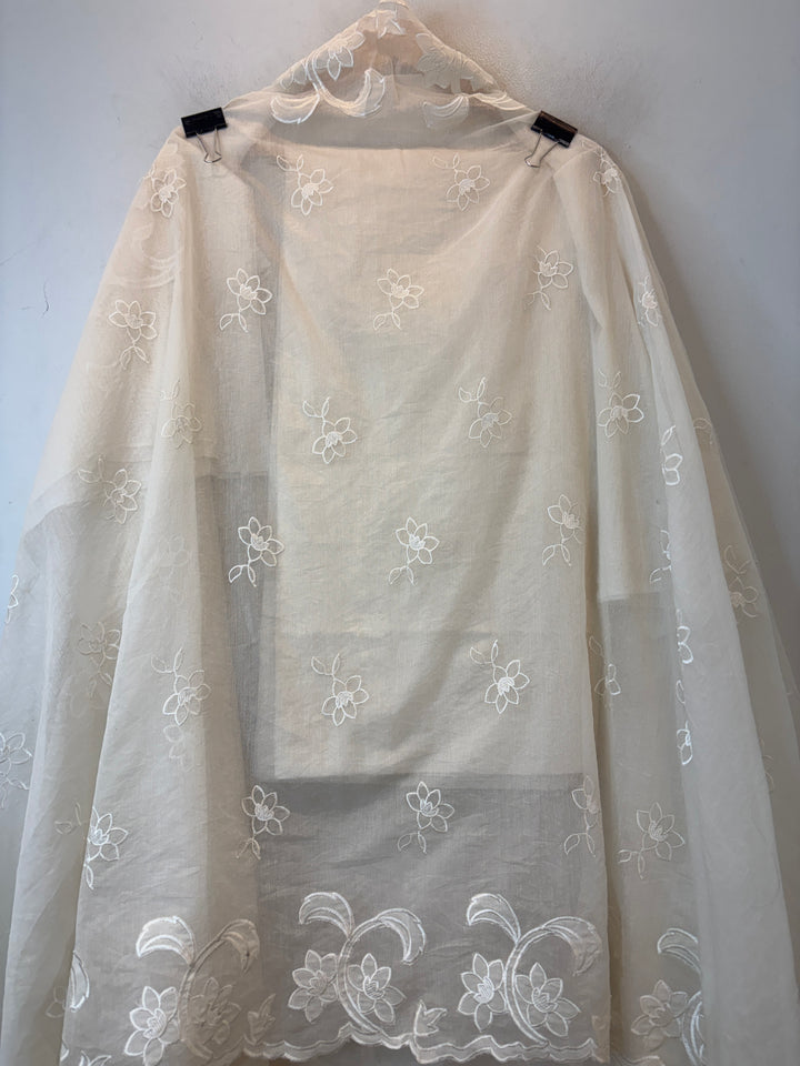 Chanderi Embroidered Appliqué Unstitched Suit DBPX03