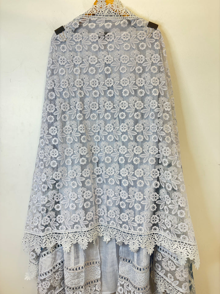 Noor-E-Haya – Mul Cotton Suit with Mirror Work