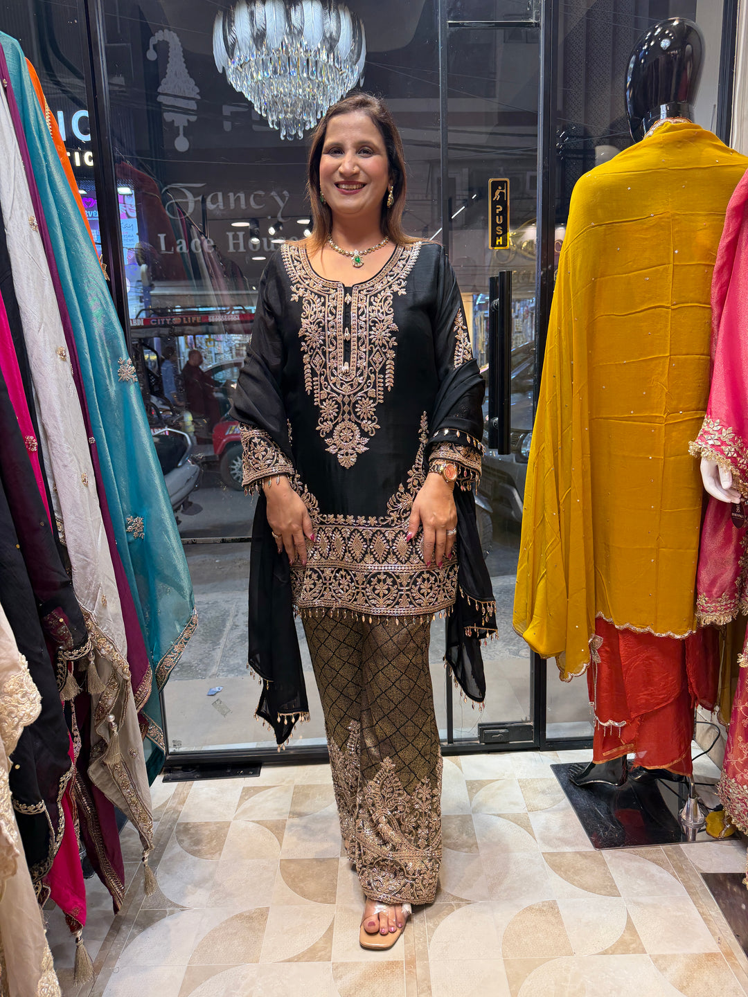 Zehvani – Chinon Beaded Tassel Suit