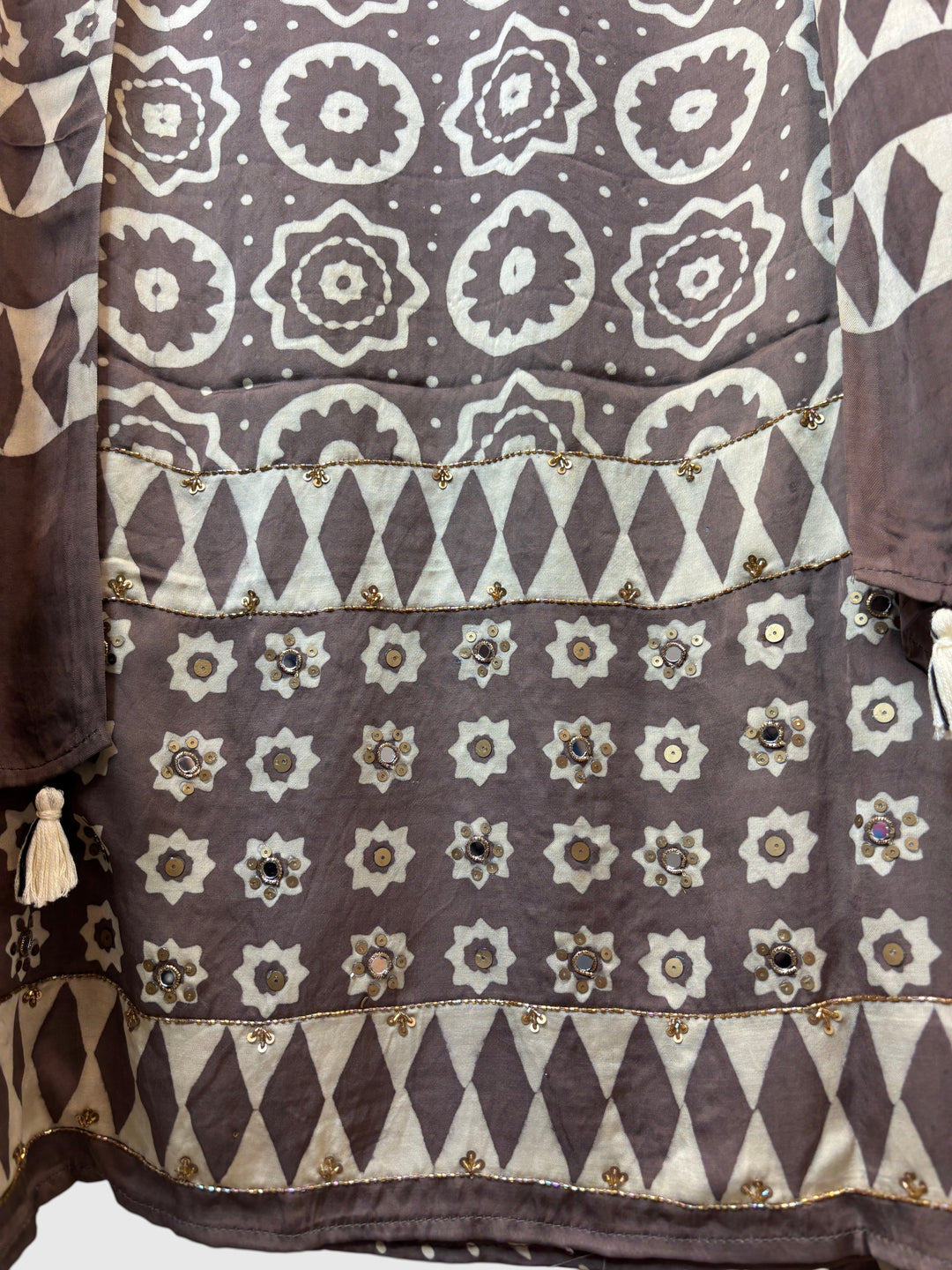 Aariz – Coffee Brown Modal Ajrakh Handblock Suit