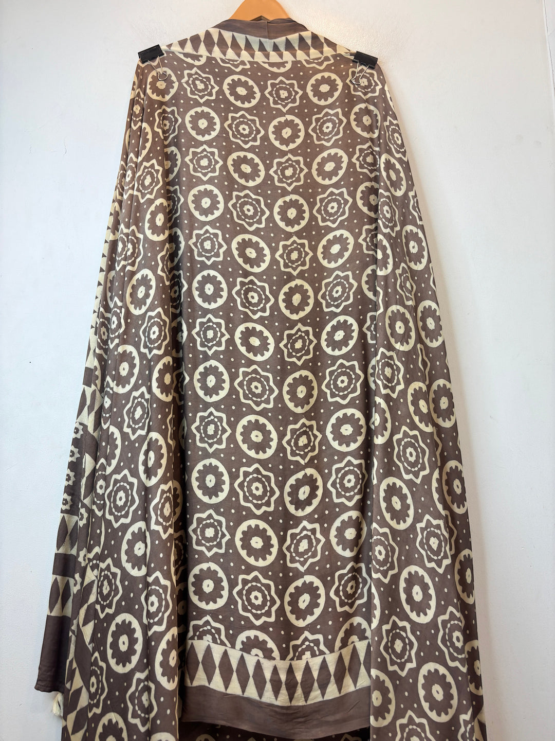 Aariz – Coffee Brown Modal Ajrakh Handblock Suit