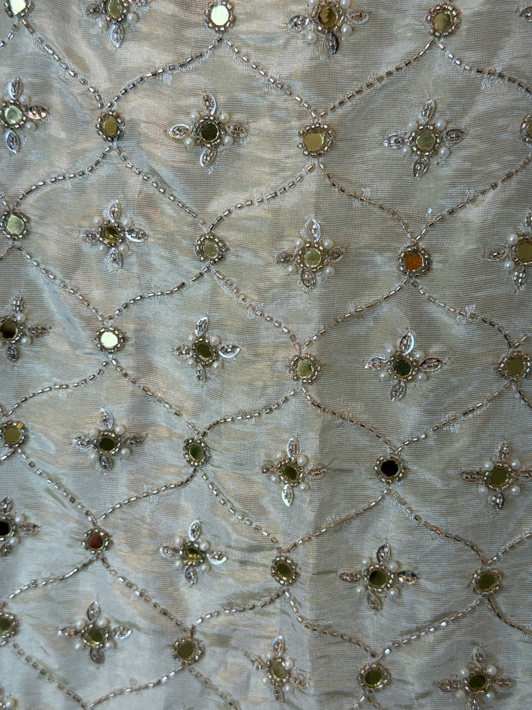 Zivasha – Tissue Shimmer Mirror Handwork Suit
