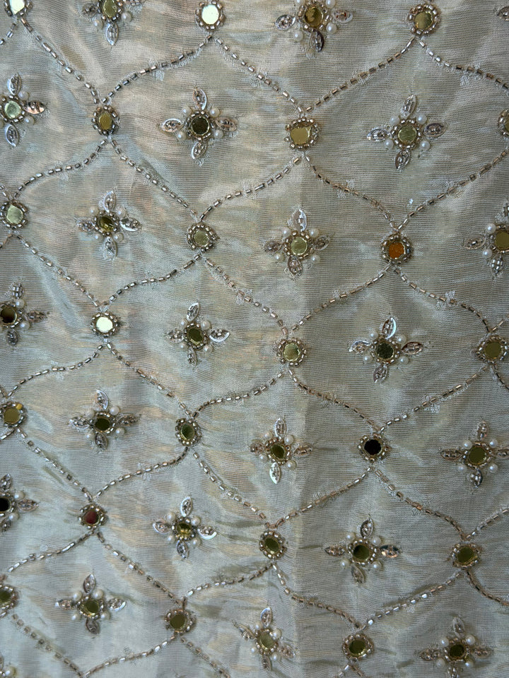 Zivasha – Tissue Shimmer Mirror Handwork Suit