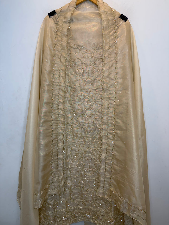 Zivana – Tissue Shimmer Cutdana Suit
