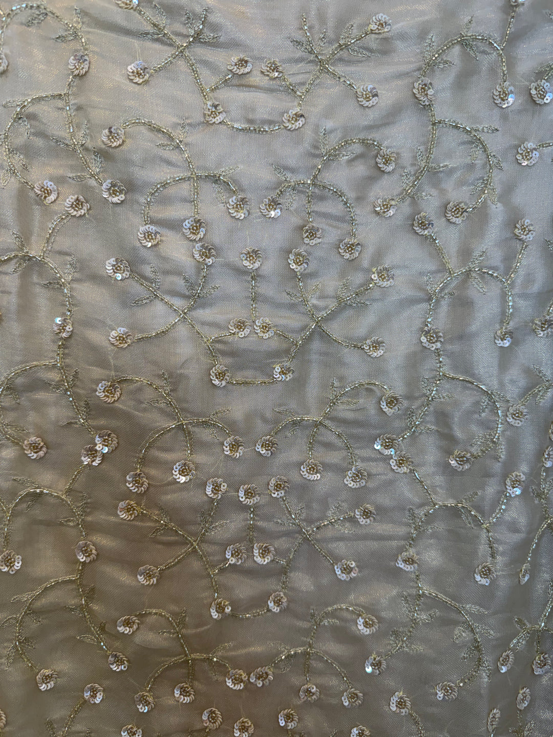 Zivana – Tissue Shimmer Cutdana Suit