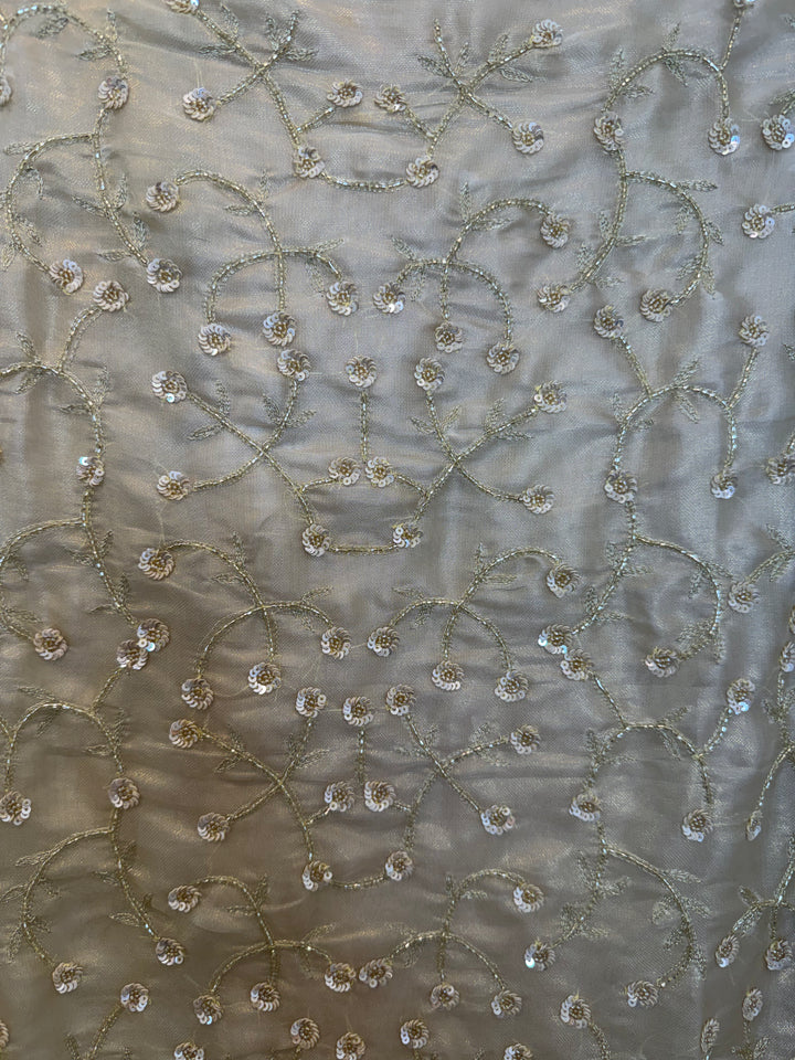 Zivana – Tissue Shimmer Cutdana Suit