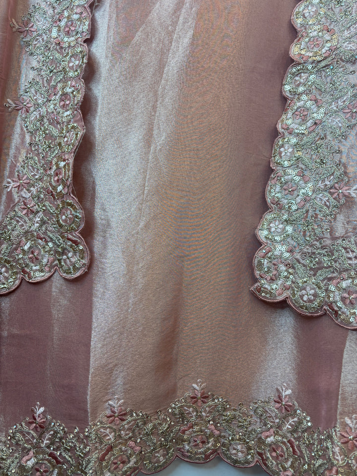 Mahira – Tissue Pearl &amp; Dori Handwork Suit DBPJ2