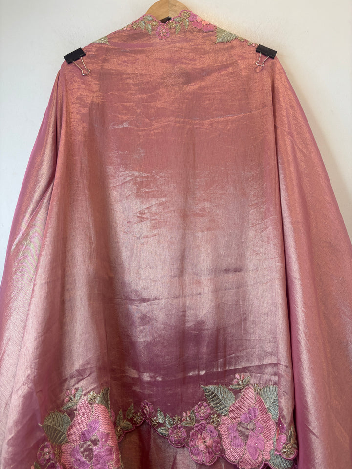 Zohra – Tissue Embroidered Handwork Suit DK3
