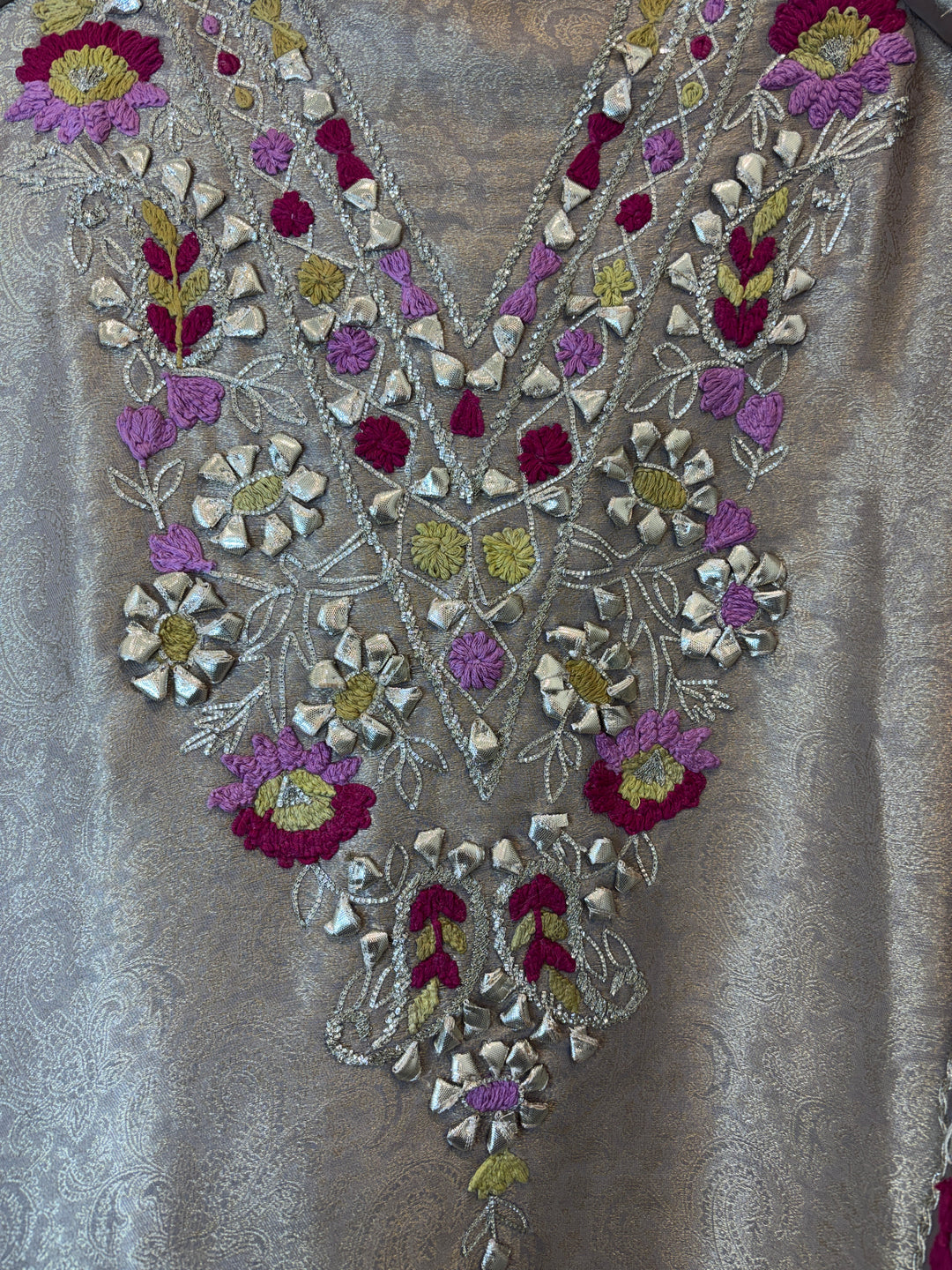 Aaliya – Tissue Brocade Zari Embroidered Suit DBPO203