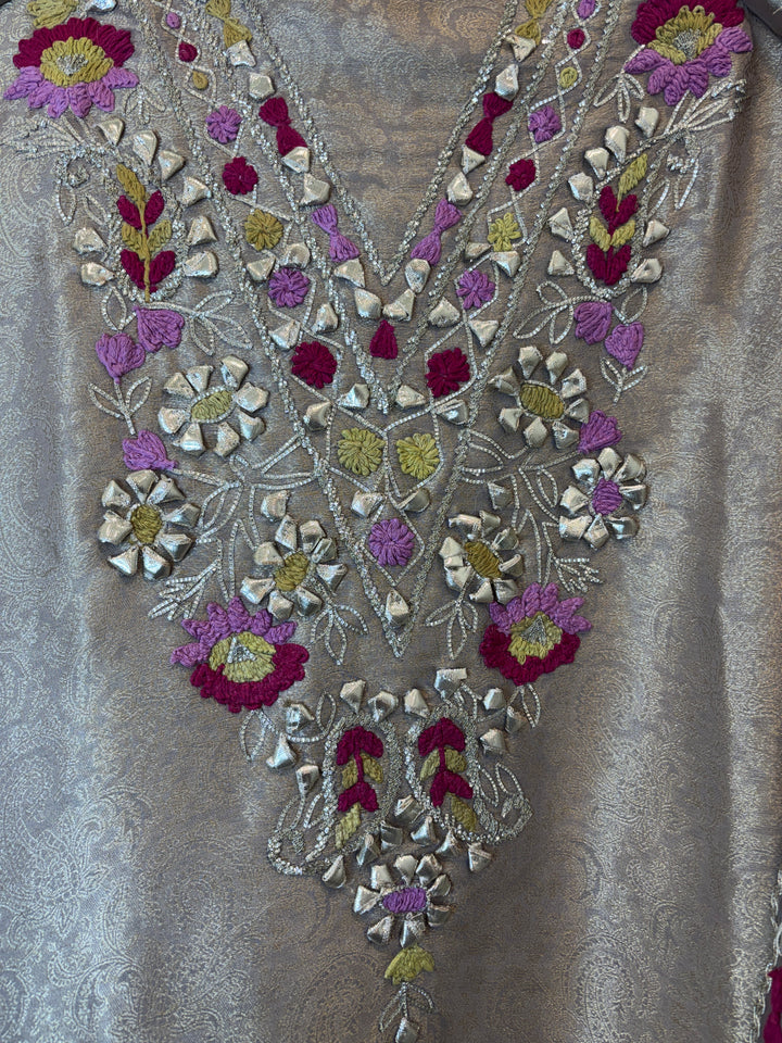 Aaliya – Tissue Brocade Zari Embroidered Suit DBPO203