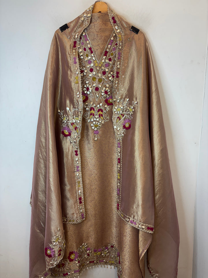 Aaliya – Tissue Brocade Zari Embroidered Suit DBPO203