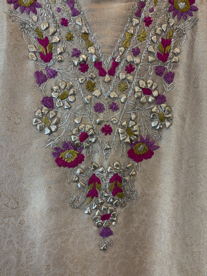 Aaliya – Tissue Brocade Zari Embroidered Suit DBPO201