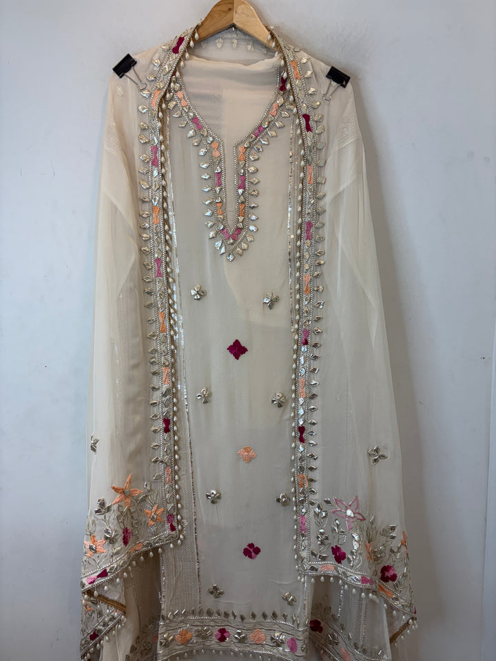 Afsana – Georgette Zari Gotta Embellished Suit DBPCX02