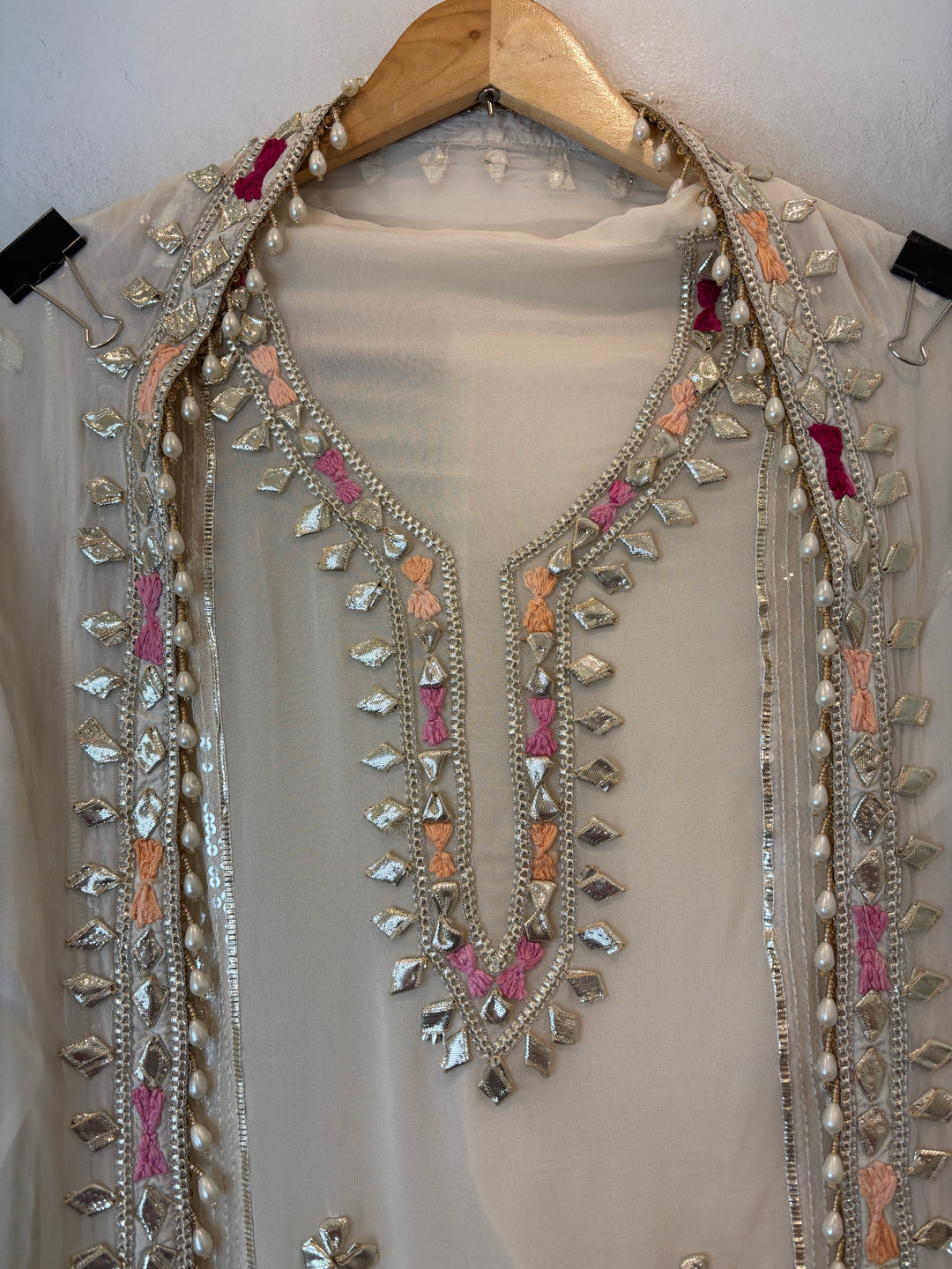 Afsana – Georgette Zari Gotta Embellished Suit DBPCX02