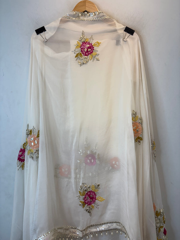 Afsana – Organza Zari Gotta Embellished Suit B20003