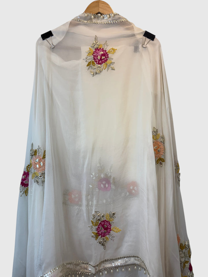 Afsana – Organza Zari Gotta Embellished Suit B20003