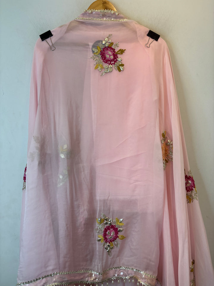 Afsana – Organza Zari Gotta Embellished Suit B20002