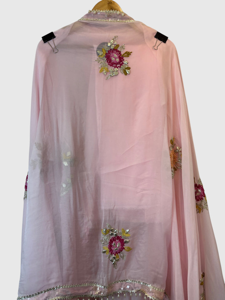 Afsana – Organza Zari Gotta Embellished Suit B20002