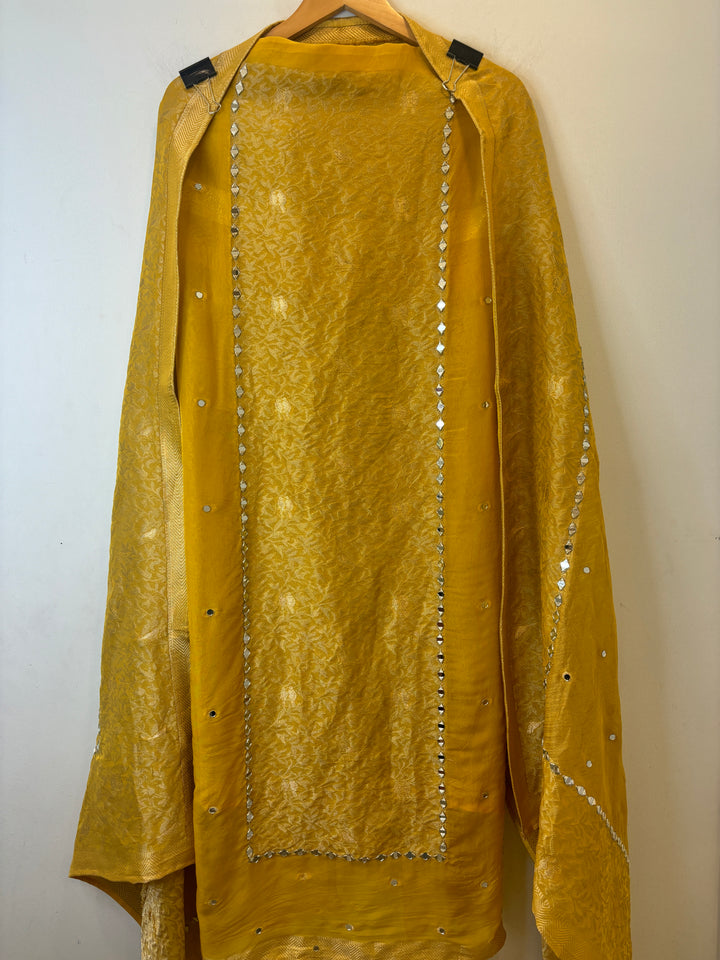 Zeenat – Banarasi Tissue Organza Suit