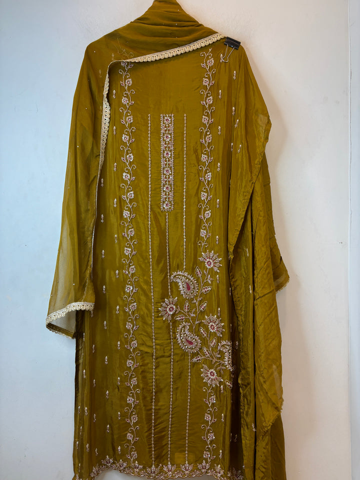 Aaira – Silk Organza Handwork Suit DBPF801
