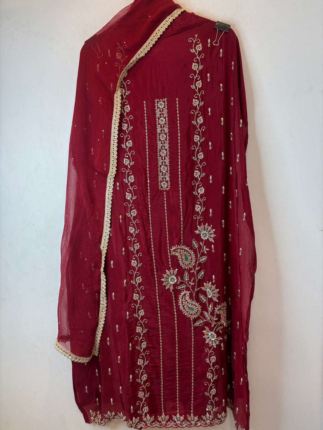 Aaira – Silk Organza Handwork Suit DBPF803