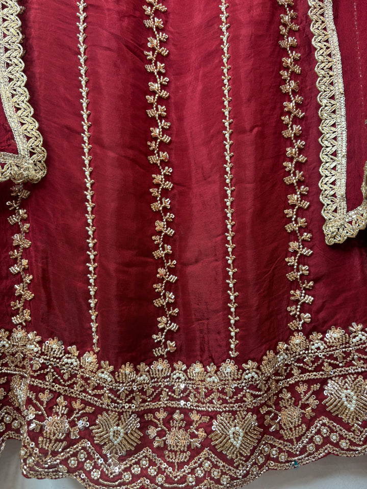 Aaira – Silk Organza Handwork Suit DBPA9