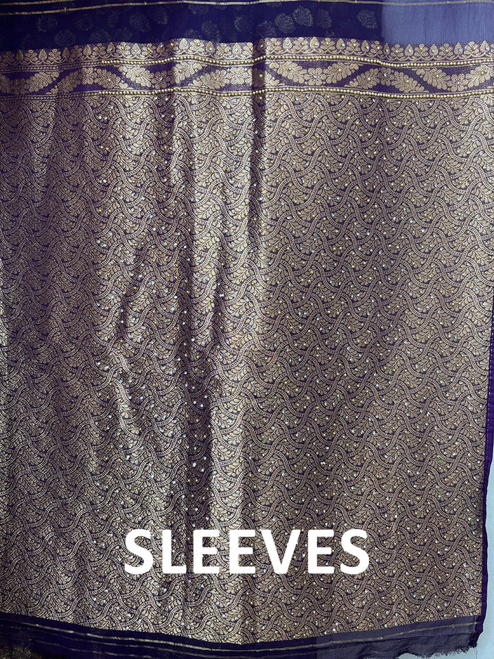 Mahira – Green Pure Khadi Georgette Leheriya Suit