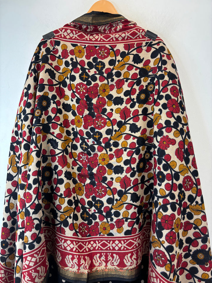 Mahira – Red Maheshwari Polka Dot Suit