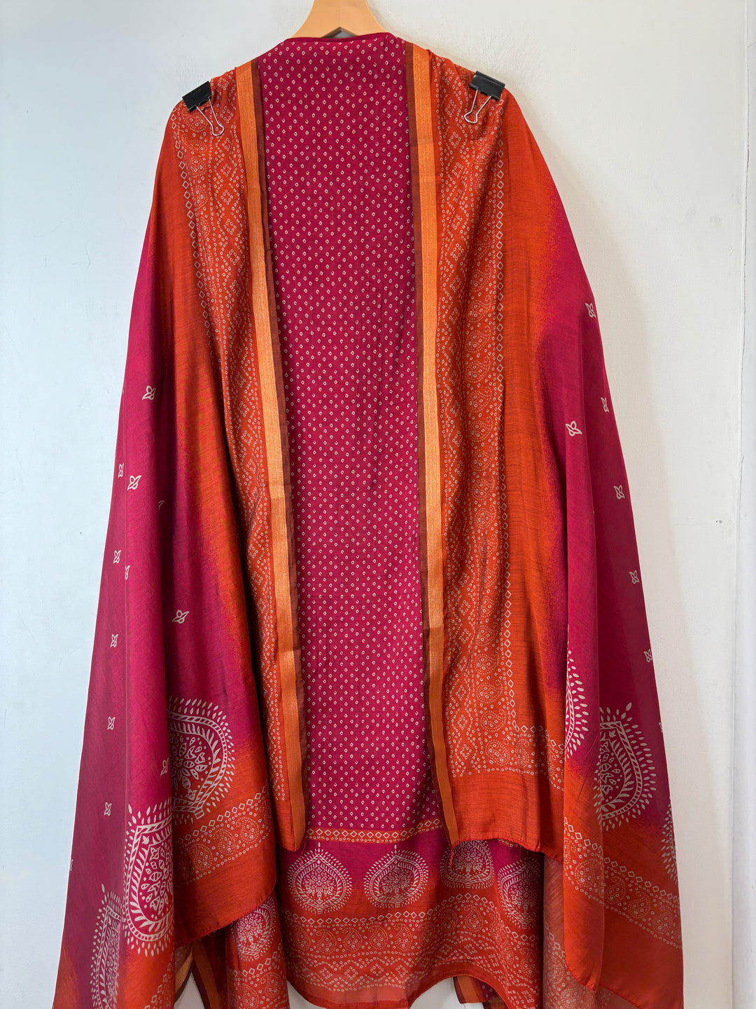 Mahira – Maheshwari Ombre Bandhani Printed Suit