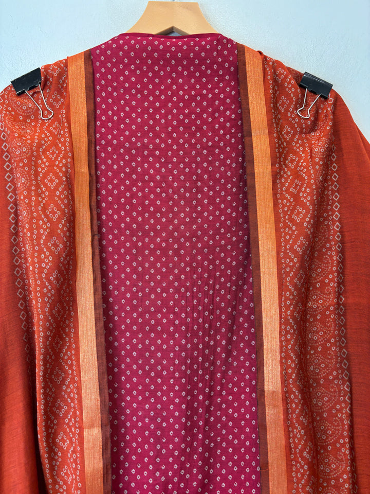 Mahira – Maheshwari Ombre Bandhani Printed Suit