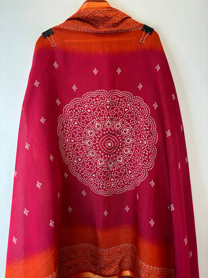 Mahira – Maheshwari Ombre Bandhani Printed Suit