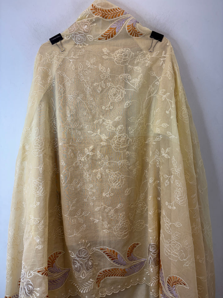 Meher – Mul Chanderi Ombre Appliqué Suit DBPDD01
