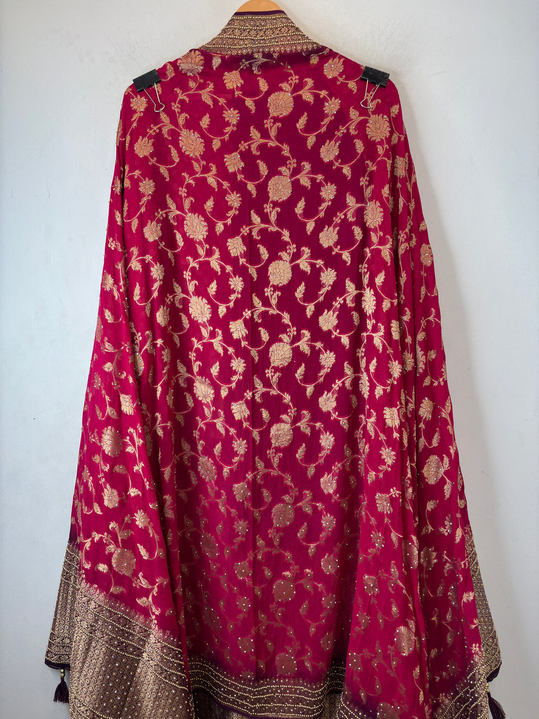 Meher – Pure Khadi Georgette Multi-Gold Suit DBPMN105