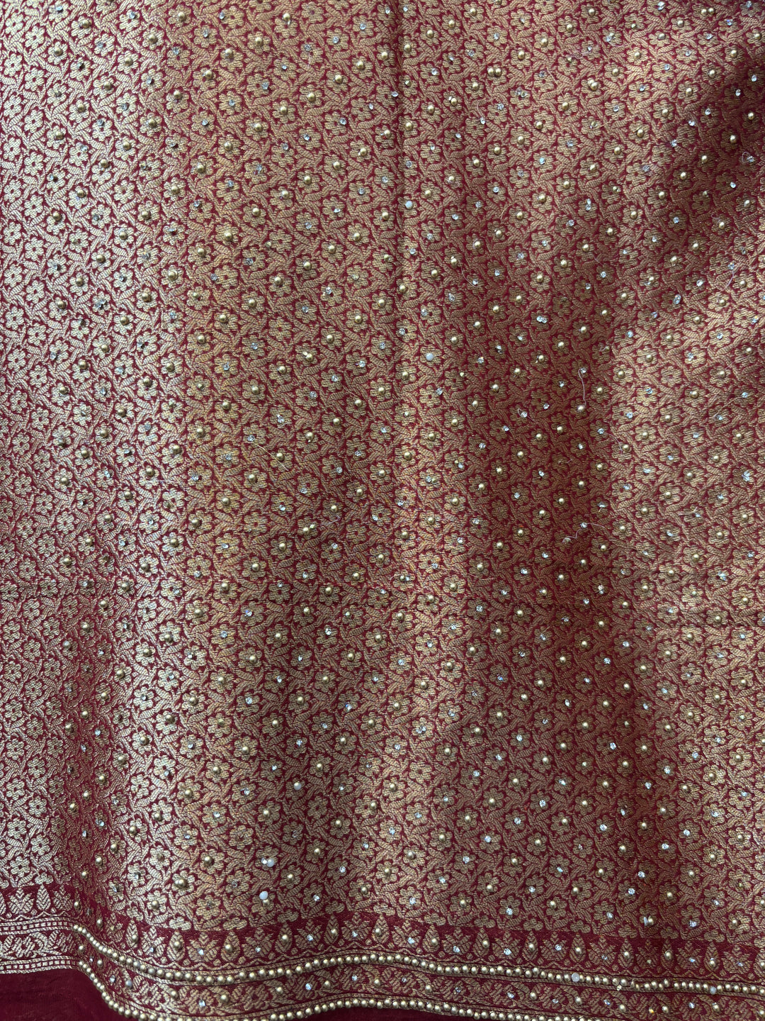 Meher – Pure Khadi Georgette Multi-Gold Suit DBPMN102