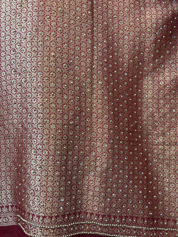 Meher – Pure Khadi Georgette Multi-Gold Suit DBPMN102