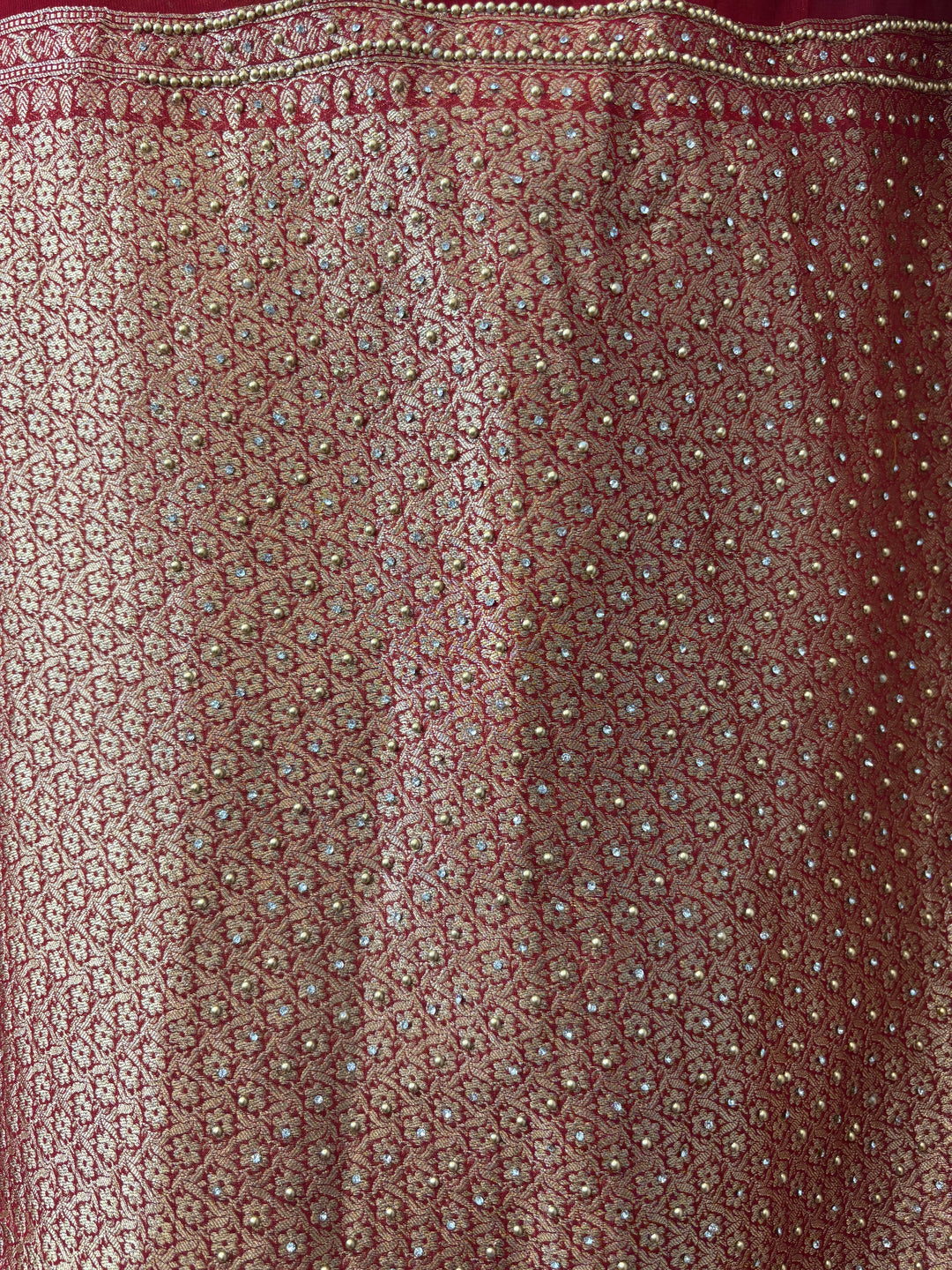 Meher – Pure Khadi Georgette Multi-Gold Suit DBPMN102