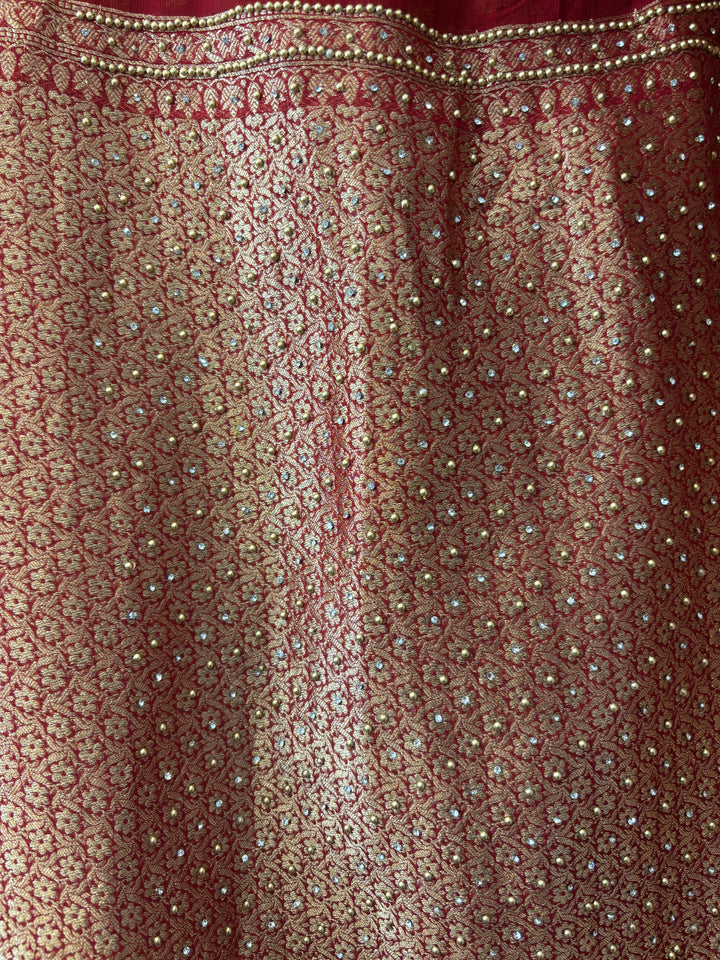 Meher – Pure Khadi Georgette Multi-Gold Suit DBPMN103