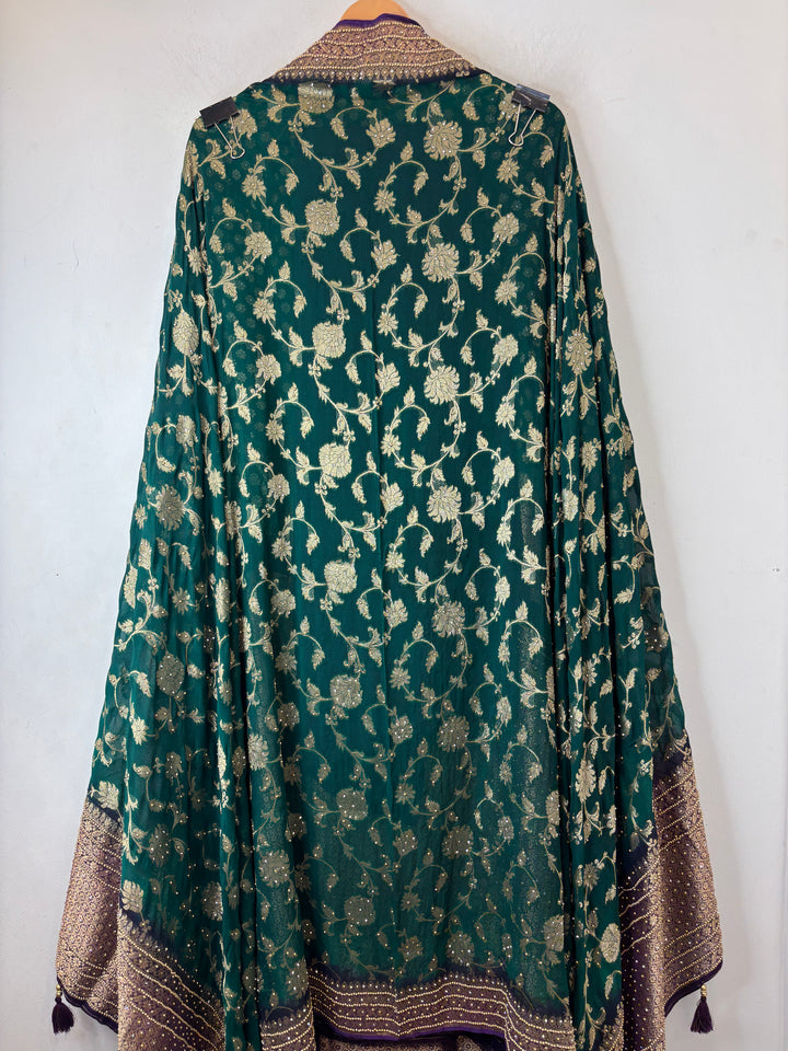 Meher – Pure Khadi Georgette Multi-Gold Suit DBPMN101