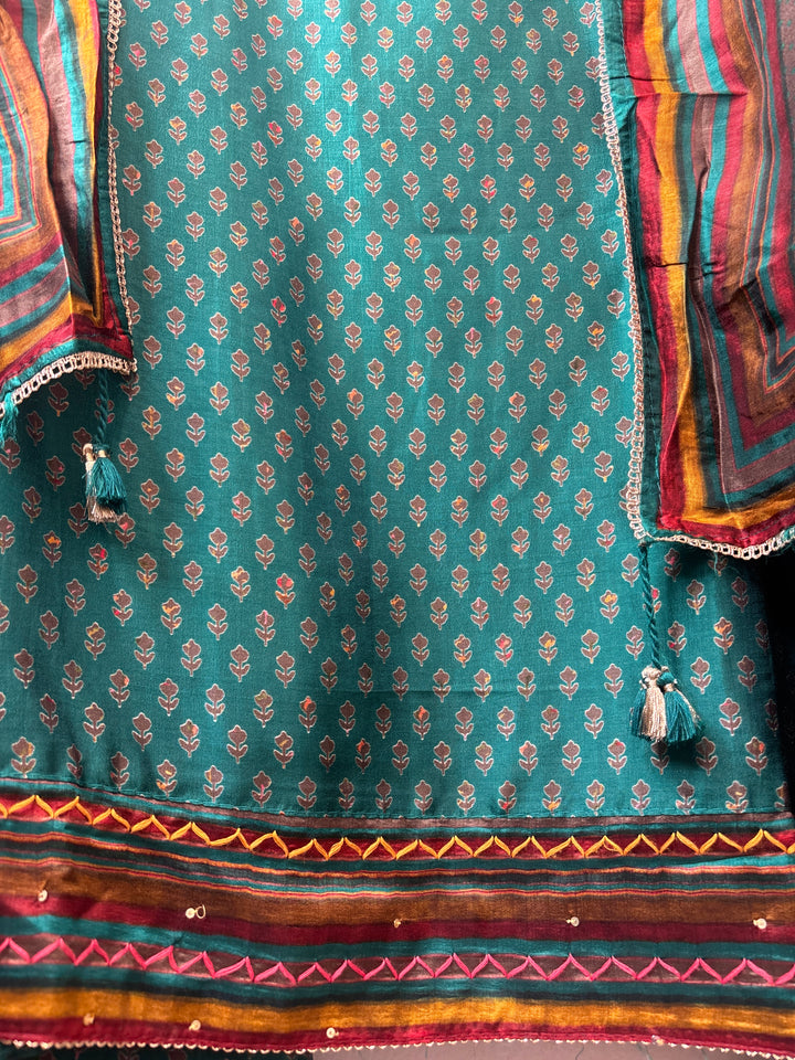Alina – Pure Silk Embroidered Sequin Highlight Suit DBPMM206