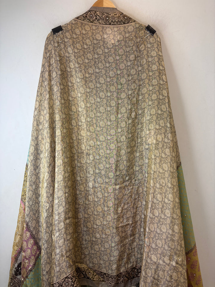 Meher – Tissue Digital Pearl Mirror Print Suit