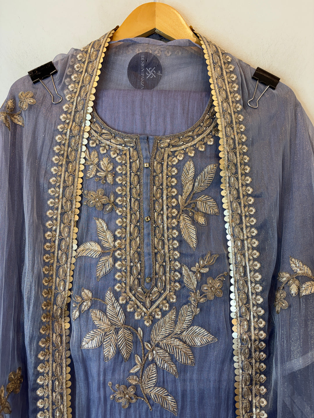 Zoya – Crush Tissue Dori Zari Stone Suit DBPRJ02